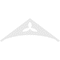 Ekena Millwork Pitch Naple Architectural Grade PVC Gable Pediment, 60"W x 22 1/2"H x 1"P (9/12) GPP060X023X100NAP - alternate 3